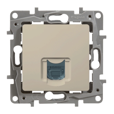 Розетка RJ45 6e UTP - Niloe - слoновая кость