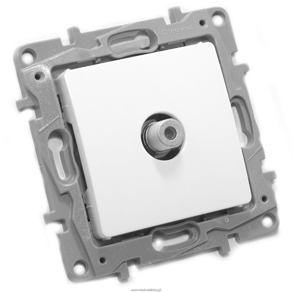 Розетка TV-F - Niloe - белый