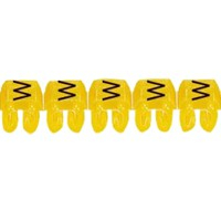 Маркер CAB 3 - для кабеля 4-6 мм² - заглавная буква ''W''