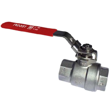 Кран шаровой из нержавеющей стали с внутренней резьбой 1/2'' - Tecofi