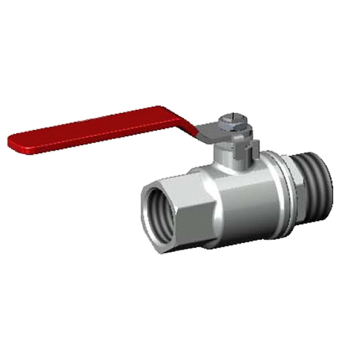 Кран шаровой из латуни с наружной и внутренней резьбой 1/2'' - Tecofi