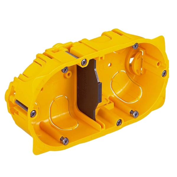 Монтажная коробка - 2 поста - Batibox - глубина 40 мм