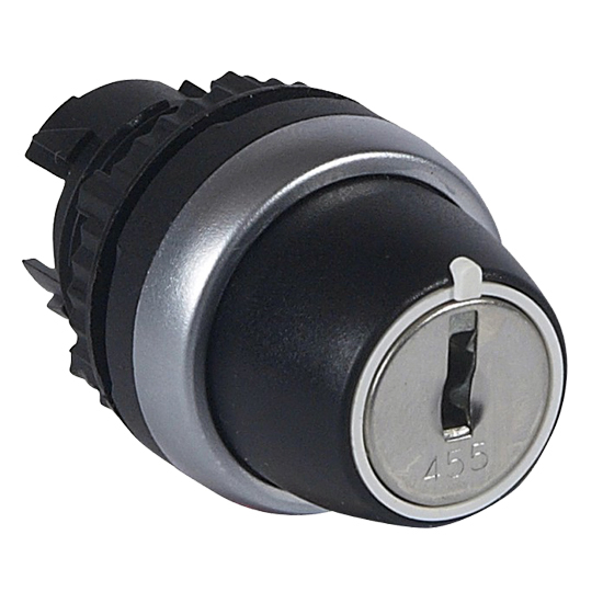 Переключатель с ключом № 455 - Osmoz - IP 66 - черный