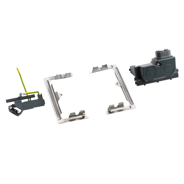 Установочный набор для выдвижного розеточного блока - 4 модуля