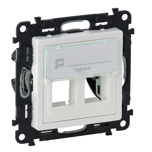 Адаптер для разъемов Keystone - Valena Life - белый