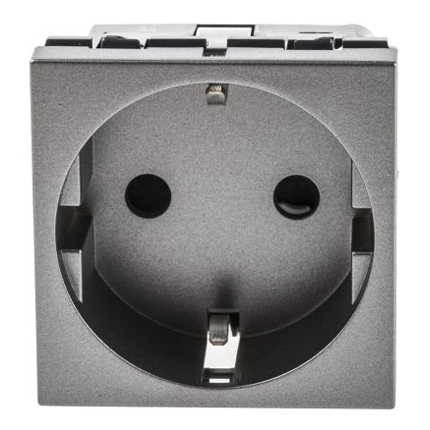 Розетка 2P+E - 2 модуля - Arteor - Magnesium