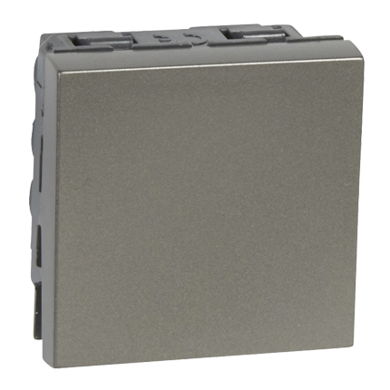 Кнопка - 2 модуля - Arteor - Magnesium