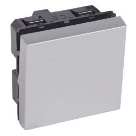 Выключатель одноклавишный 10AX - 2 модуля - Arteor - Soft Aluminum