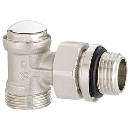 Угловой вентиль с ручным управлением Full G 1/2'' M с наружной резьбой - Emmeti