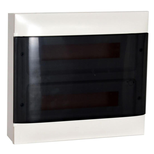 Щиток накладной - Practibox S - 36 модулей - дымчатая дверь