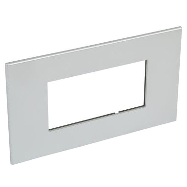 Рамка 4 модуля - Arteor - Soft Aluminium