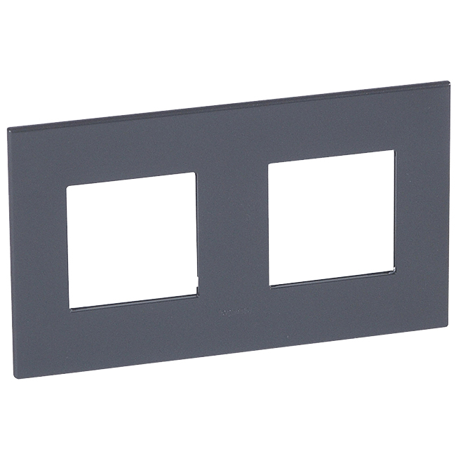 Рамка 2x2 модуля - Arteor - Graphite