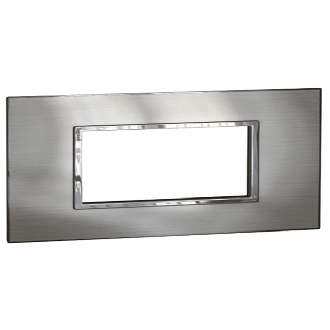 Рамка 6 модулей - Arteor - Stainless Steel