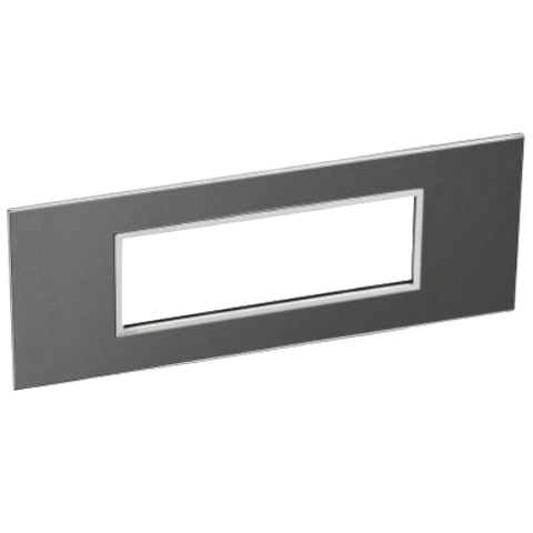 Рамка 6 модулей - Arteor - Brushed Metal Black