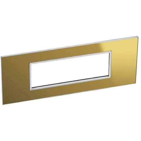 Рамка 6 модулей - Arteor - Reflective Gold