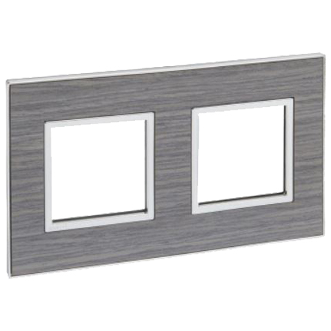 Рамка 2x2 модуля - Arteor - Wood Grey Oak