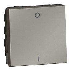 Двухполюсный переключатель - 2 модуля - Arteor - Magnesium