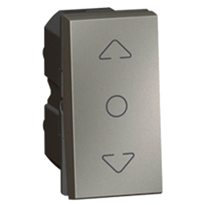 Выключатель для управления жалюзи - 1 модуль - Arteor - Magnesium