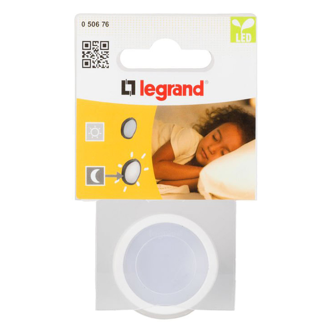 Ночник со светорегулятором - Legrand - белый