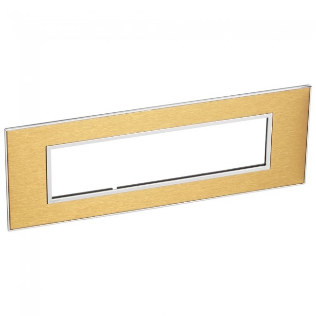 Рамка 8 модулей - Arteor - Gold Brass