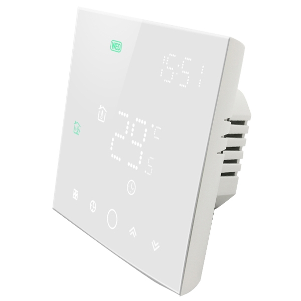 Термостат для фанкойла с сенсорным экраном - белый