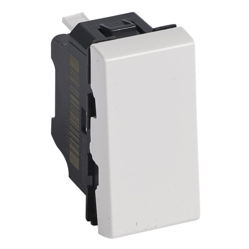 Выключатель одноклавишный - 1 модуль - Mosaic - белый