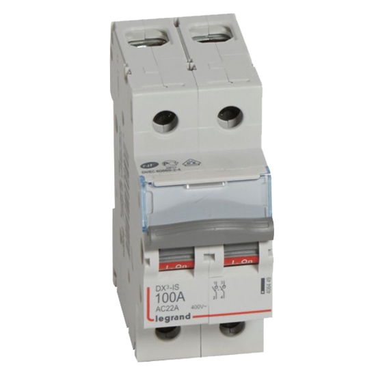 Выключатель-разъединитель - DX³-IS 2P, 100А