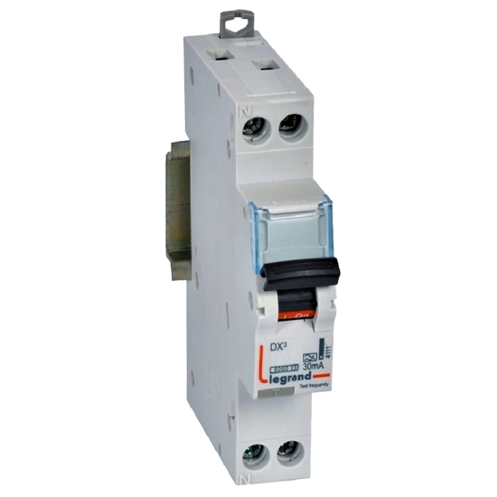 УЗО - АВДТ DX³ 6000A 1P+N, C6A, 30mA