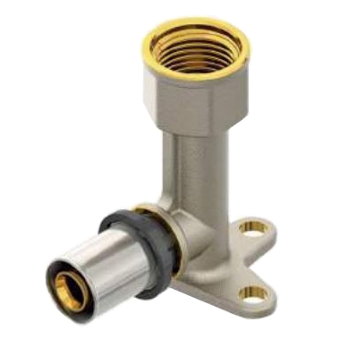 Настенное колено с внутренней резьбой 20x1/2" L-68 - F.I.V. - никелированный