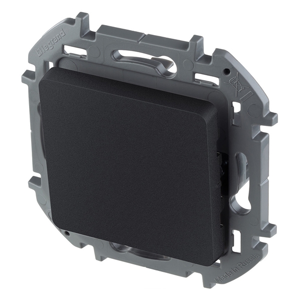 Выключатель одноклавишный - Inspiria - антрацит