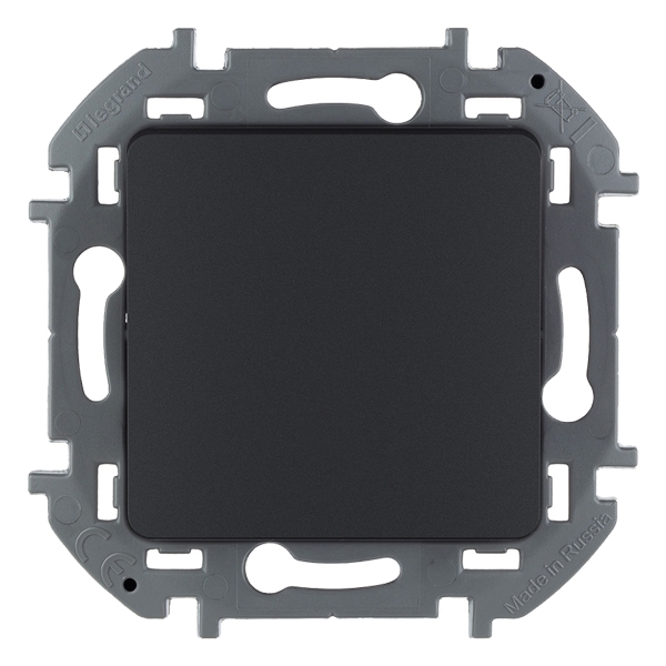 Выключатель одноклавишный - Inspiria - антрацит