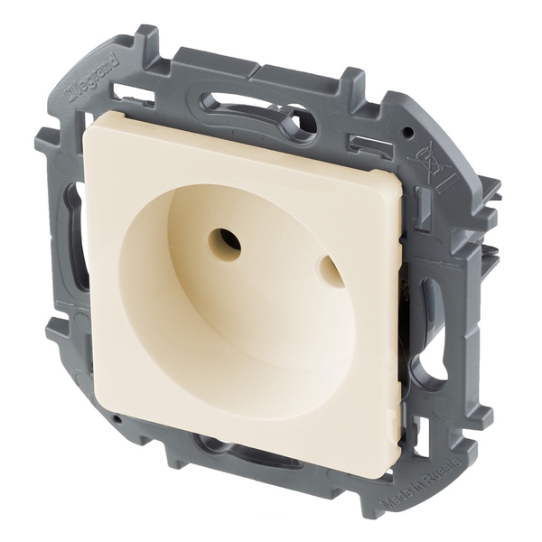 Розетка 2К - Inspiria - слоновая кость