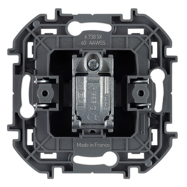 Розетка TV ''звезда'' - 2 дБ, 0-2400 мГц - Inspiria - алюминий