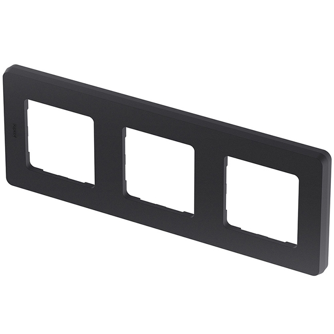 Рамка 3 поста - Inspiria - антрацит