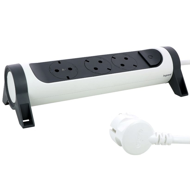 Многорозеточный блок ''Комфорт'' 3 x 2К+З - с кабелем длиной 3 м