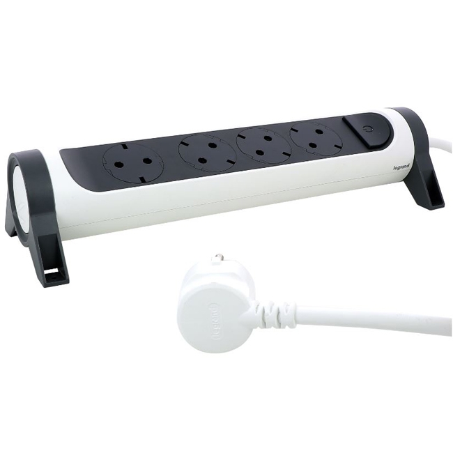 Многорозеточный блок ''Комфорт'' 4 x 2К+З - с кабелем длиной 1,5 м