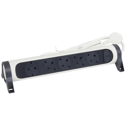 Многорозеточный блок ''Комфорт'' 5 x 2К+З - с кабелем длиной 5 м