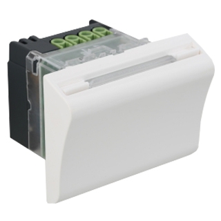 Выключатель для ключ-карты - 2 модуля - Arteor - White