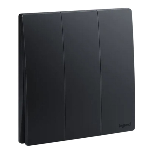 Переключатель трехклавишный - Mallia - Matt Black