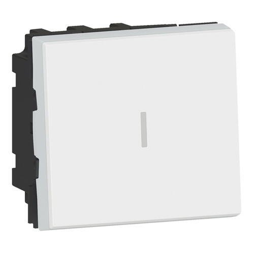 Промежуточный переключатель - 2 модуля - Mosaic - белый