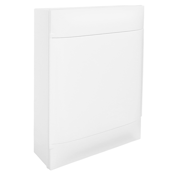 Мультимедийный накладной щиток - Practibox S - белая дверь