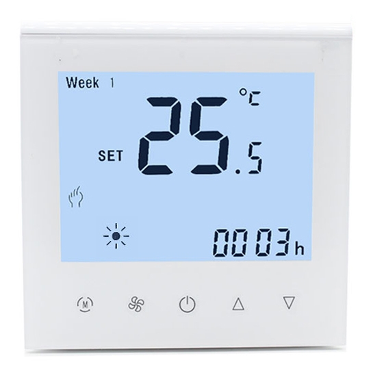 Терморегулятор для водяного теплого пола WF11-3A - белый