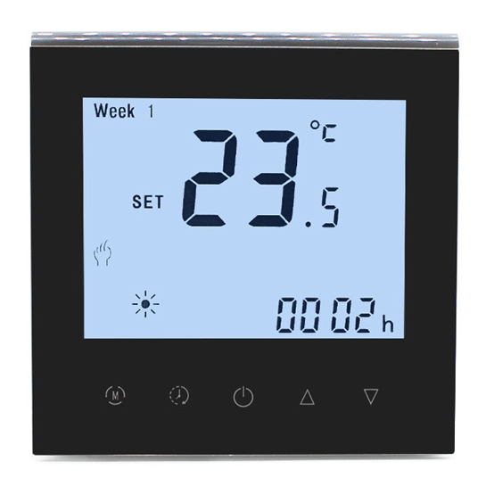 Терморегулятор для водяного теплого пола WF11-3A - черный