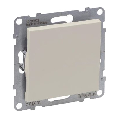 Выключатель одноклавишный - Suno - слоновая кость