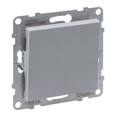 Переключатель одноклавишный - Suno - алюминий