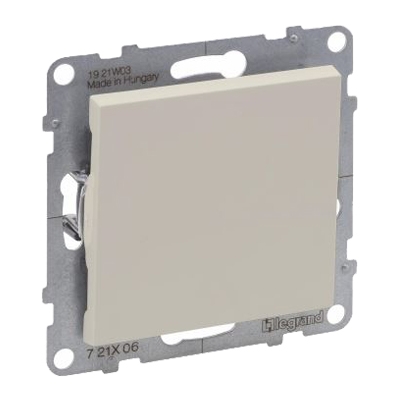 Переключатель одноклавишный - Suno - слоновая кость