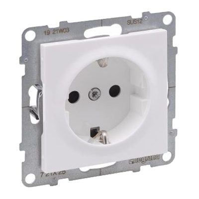 Розетка 2К+З - Suno - белый