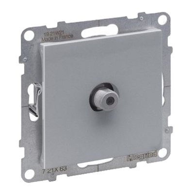 Розетка TV-F 1.5 дБ - Suno - алюминий