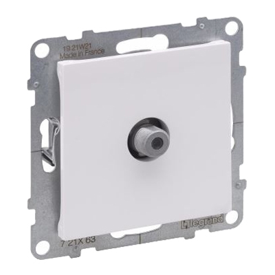 Розетка TV-F 1.5 дБ - Suno - белый