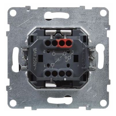 Переключатель одноклавишный - Suno - антрацит